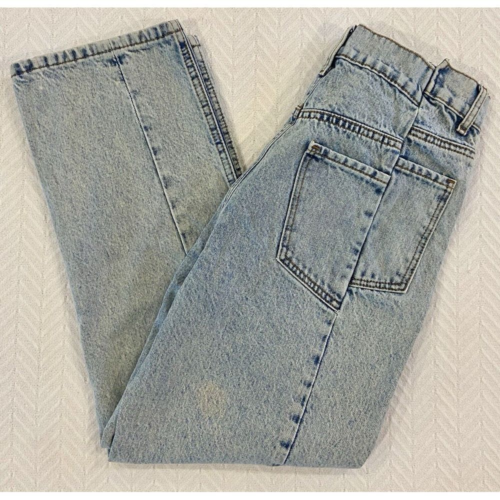 Revice Women's Sz 28 Gemini Different Views Light Wash High-Rise Cropped Jeans - Picture 6 of 14